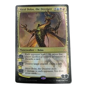 Magic: The Gathering Nicol Bolas Trading Card
